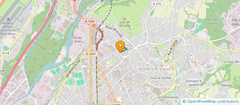 localisation de l'entreprise MADAME CHLOE GOUIN-PELLETAN à ANNECY