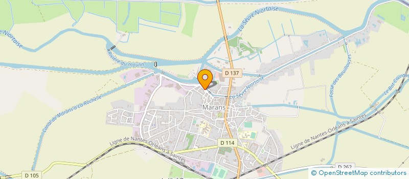 localisation de l'entreprise MADAME CHLOE GOUSSEAU  MARANS