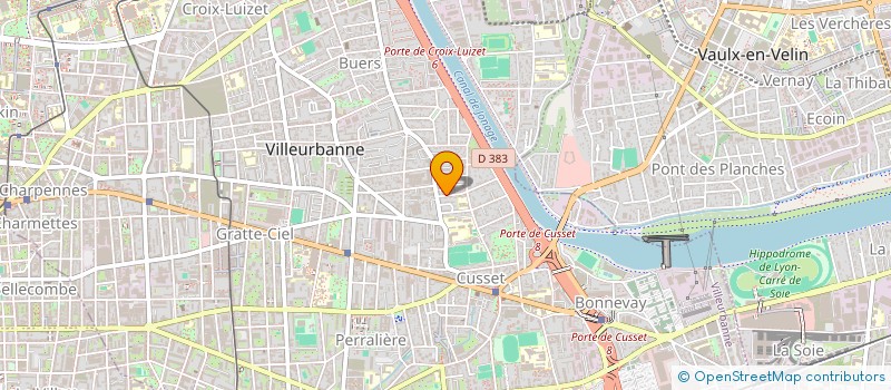 localisation de l'entreprise MADAME CHLOE GRANGE  VILLEURBANNE