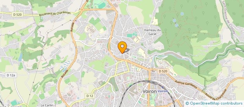 localisation de l'entreprise MADAME CHLOE GRASDEPOT à VOIRON