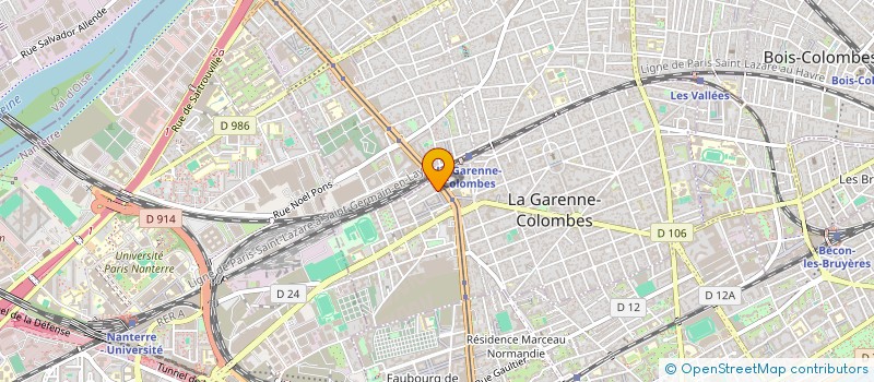 localisation de l'entreprise MADAME CHLOE GREBOVAL à LA GARENNE-COLOMBES