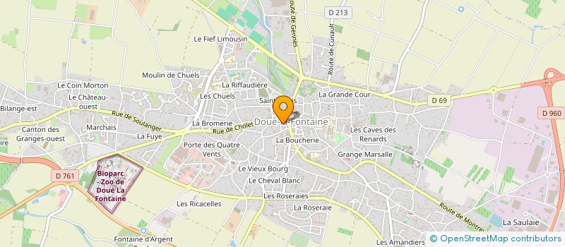 localisation de l'entreprise MADAME CHLOE GRIEUMARD  DOUE-EN-ANJOU