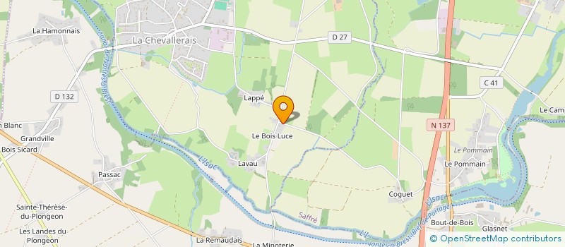 localisation de l'entreprise MADAME CHLOE GRIGNON  LA CHEVALLERAIS