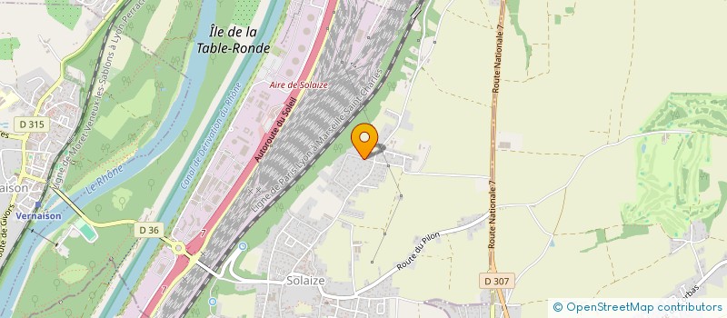 localisation de l'entreprise MADAME CHLOE GRIMALDI  SOLAIZE