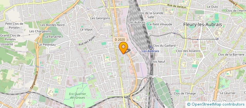 localisation de l'entreprise MADAME CHLOE GRIMALDI à FLEURY-LES-AUBRAIS
