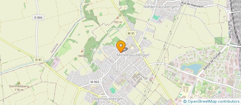 localisation de l'entreprise MADAME CHLOE GRIMMER  MITTELHAUSBERGEN