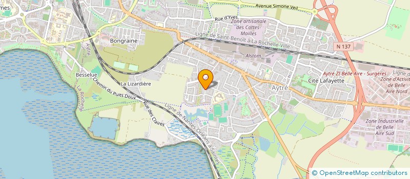 localisation de l'entreprise MADAME CHLOE GRONDIN  AYTRE