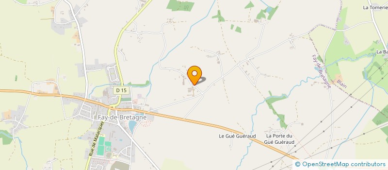 localisation de l'entreprise MADAME CHLOE GROUSSARD  BLAIN