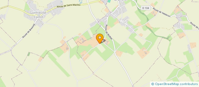 localisation de l'entreprise MADAME CHLOE GUERARD  SAINT-MACLOU-LA-BRIERE