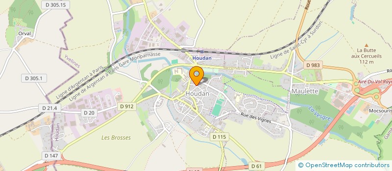 localisation de l'entreprise MADAME CHLOE GUERET  HOUDAN