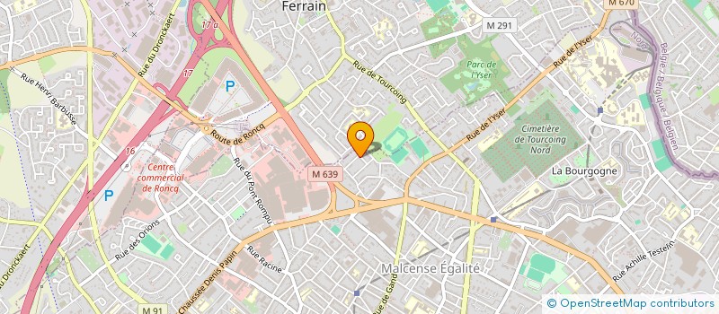 localisation de l'entreprise MADAME CHLOE GUERIN à TOURCOING