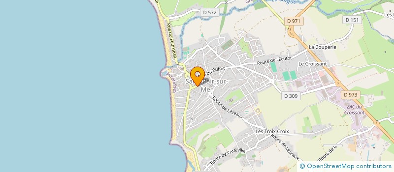 localisation de l'entreprise MADAME CHLOE GUERIN à SAINT-PAIR-SUR-MER
