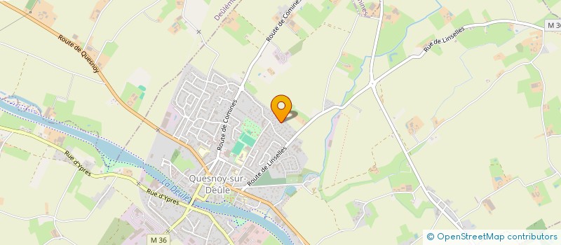 localisation de l'entreprise MADAME CHLOE GUERIN à QUESNOY-SUR-DEULE