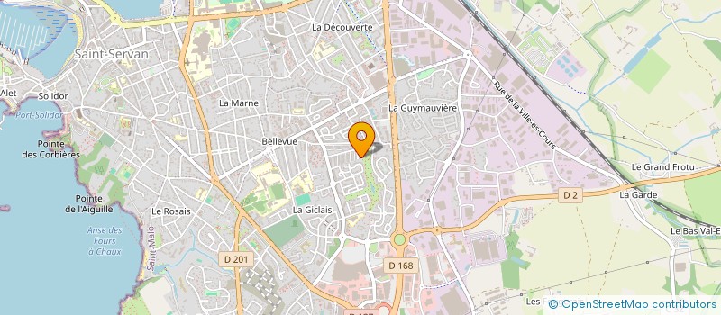 localisation de l'entreprise MADAME CHLOE GUERIN  SAINT-MALO
