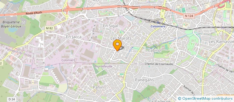localisation de l'entreprise MADAME CHLOE GUIBILATO à COLOMIERS