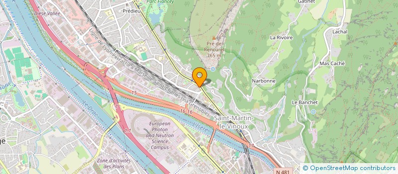 localisation de l'entreprise MADAME CHLOE GUILLARD  SAINT-MARTIN-LE-VINOUX