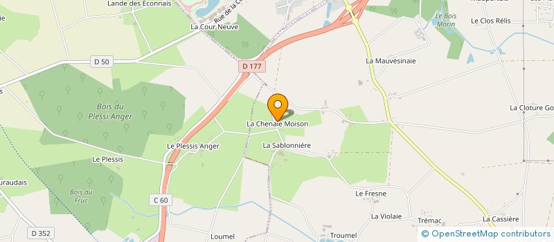 localisation de l'entreprise MADAME CHLOE GUILLAUME à GUIPRY-MESSAC