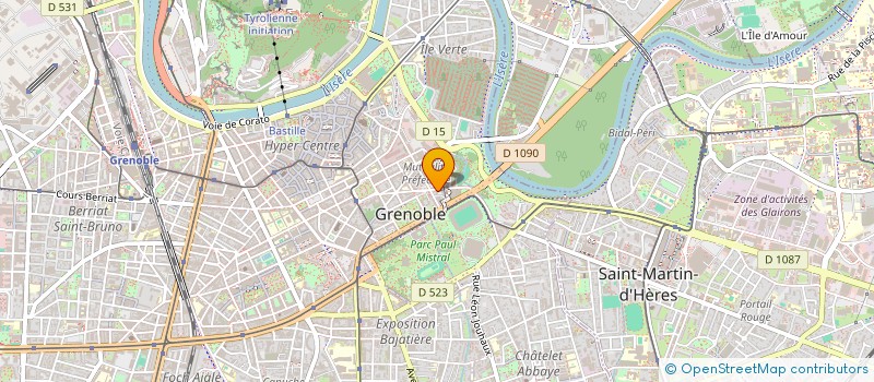 localisation de l'entreprise MADAME CHLOE GUILLEMIN  GRENOBLE