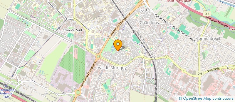 localisation de l'entreprise MADAME CHLOE GUILLON  REIMS