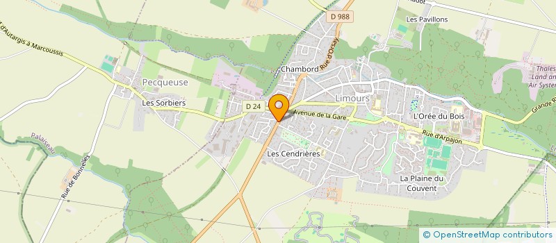 localisation de l'entreprise MADAME CHLOE GUILLOT à LIMOURS