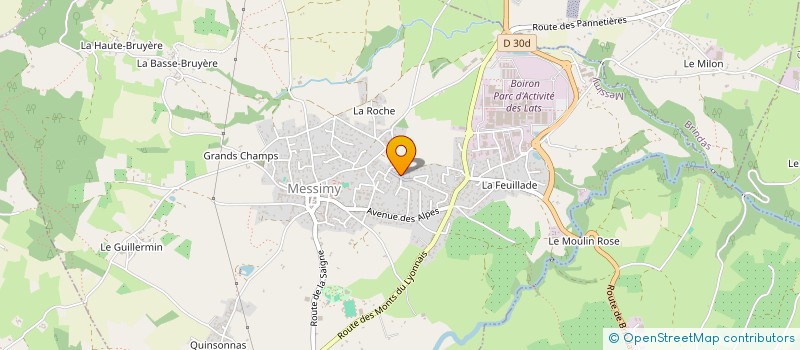 localisation de l'entreprise MADAME CHLOE GUTIERES à MESSIMY