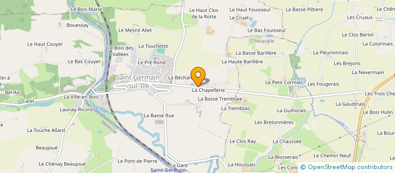 localisation de l'entreprise MADAME CHLOE GWINNER  SAINT-GERMAIN-SUR-ILLE