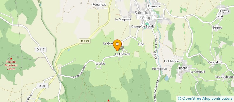 localisation de l'entreprise MADAME CHLOE HABOUZIT  SAINT-JULIEN-DE-COPPEL