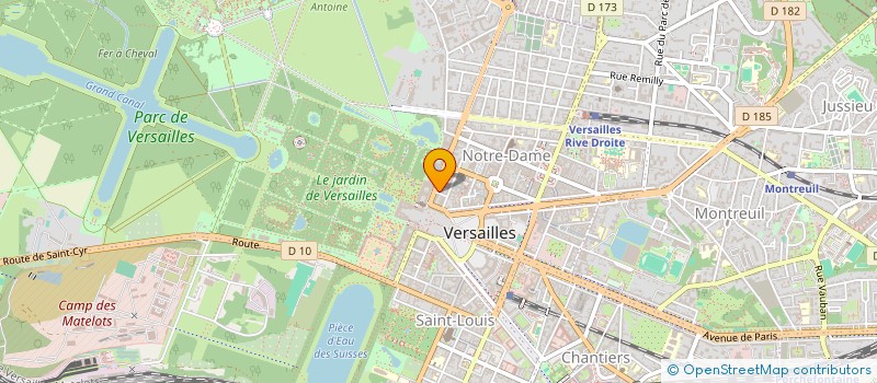 localisation de l'entreprise MADAME CHLOE HALIMI à VERSAILLES