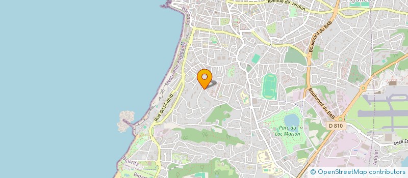 localisation de l'entreprise MADAME CHLOE HAMON à BIARRITZ