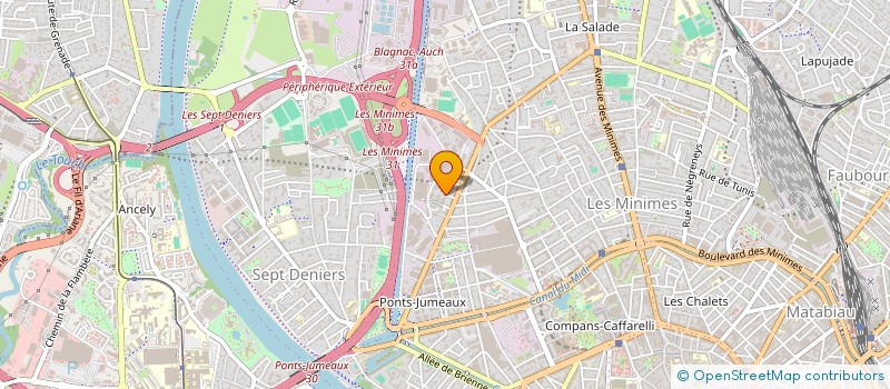 localisation de l'entreprise MADAME CHLOE HARLE  TOULOUSE