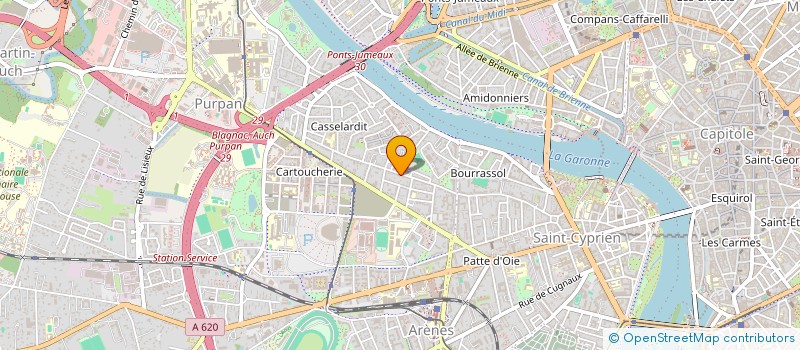 localisation de l'entreprise MADAME CHLOE HEBRAIL à TOULOUSE