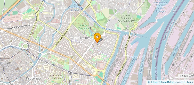 localisation de l'entreprise MADAME CHLOE HENRY  STRASBOURG