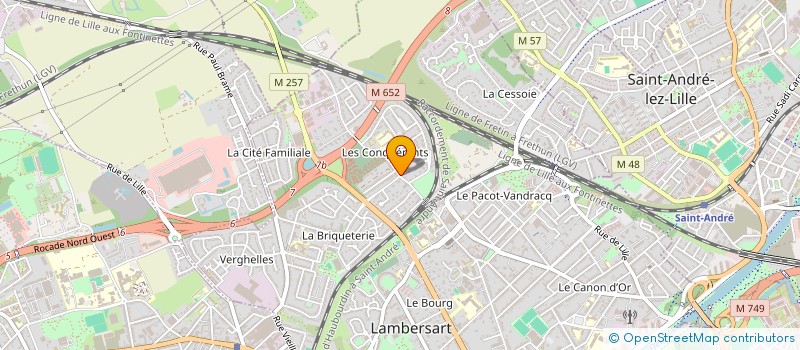 localisation de l'entreprise MADAME CHLOE HENRY à LAMBERSART