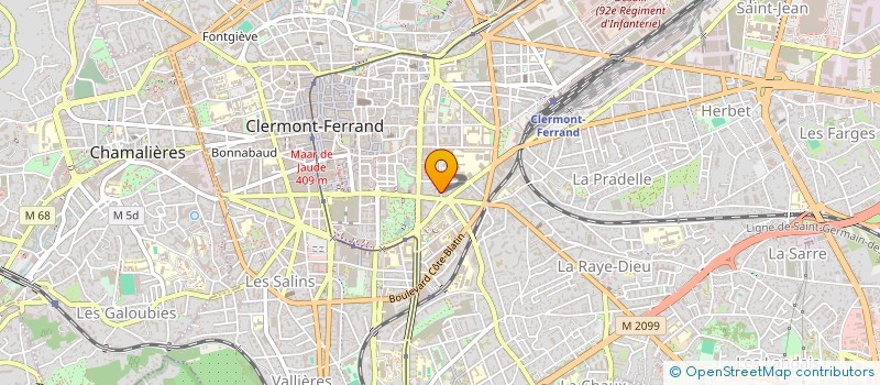 localisation de l'entreprise MADAME CHLOE HIMBLOT  CLERMONT-FERRAND