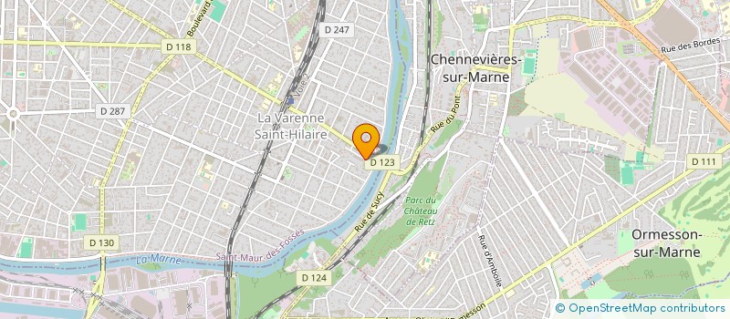 localisation de l'entreprise MADAME CHLOE HINE à SAINT-MAUR-DES-FOSSES