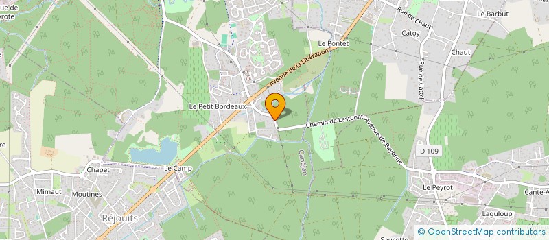 localisation de l'entreprise MADAME CHLOE HONORATO  CANEJAN