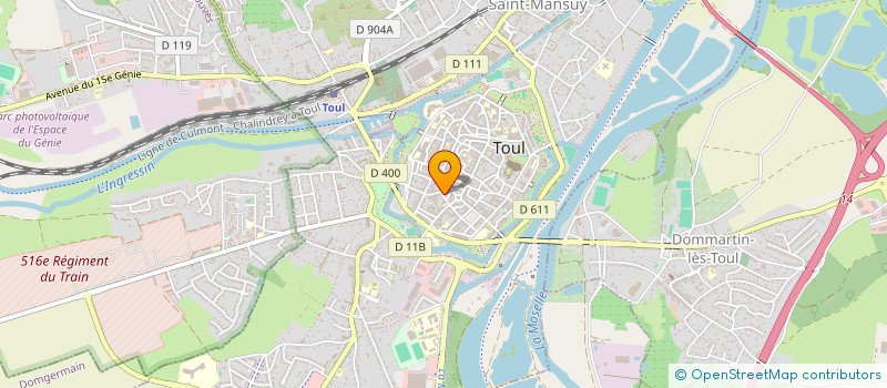 localisation de l'entreprise MADAME CHLOE HOUILLON  DOMMARTIN-LES-TOUL