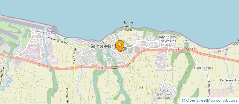 localisation de l'entreprise MADAME CHLOE HOUPIARPANIN  SAINTE-MARIE