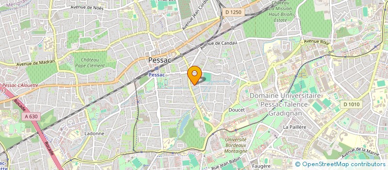 localisation de l'entreprise MADAME CHLOE HOUSSEAU à PESSAC