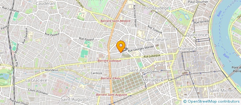 localisation de l'entreprise MADAME CHLOE HOUSSIN DE SAINT LAURENT  BORDEAUX