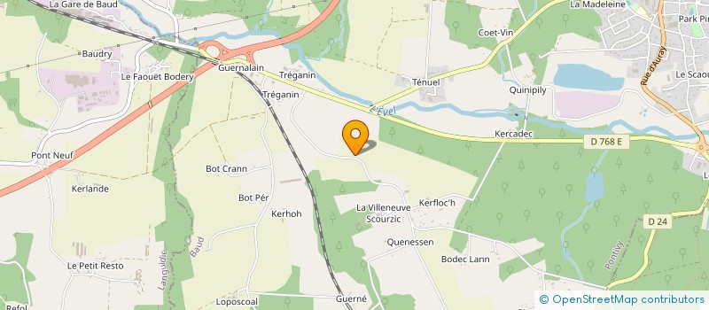 localisation de l'entreprise MADAME CHLOE HUET  BAUD