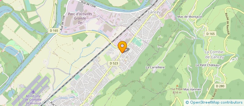 localisation de l'entreprise MADAME CHLOE HUIN  LE VERSOUD