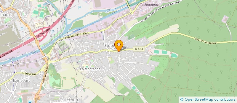 localisation de l'entreprise MADAME CHLOE HUMMEL  COLOMBIER-FONTAINE