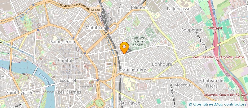 localisation de l'entreprise MADAME CHLOE HURTELOUP à TOULOUSE