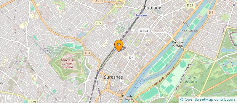 localisation de l'entreprise MADAME CHLOE HUTTER à SURESNES