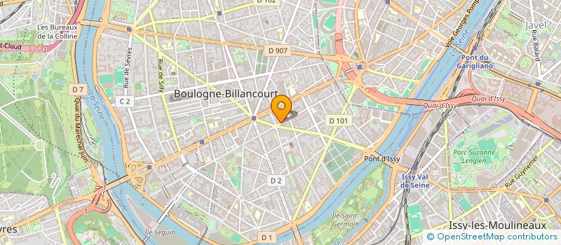 localisation de l'entreprise MADAME CHLOE HUYNH  BOULOGNE-BILLANCOURT
