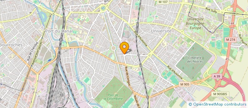 localisation de l'entreprise MADAME CHLOE ISEPPI  DIJON