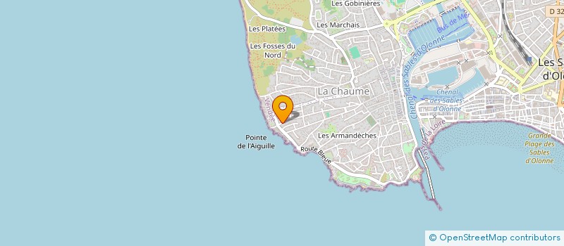 localisation de l'entreprise MADAME CHLOE JAHAN à LES SABLES D'OLONNE