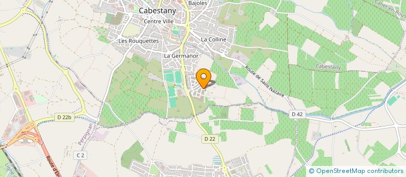 localisation de l'entreprise MADAME CHLOE JALUZOT  CABESTANY