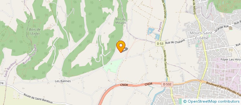 localisation de l'entreprise MADAME CHLOE JAY  ROMANS-SUR-ISERE